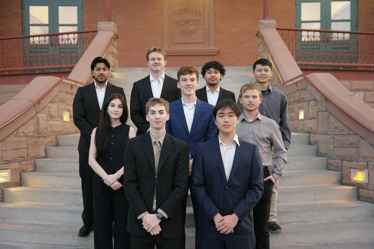 Group photo of the club officers